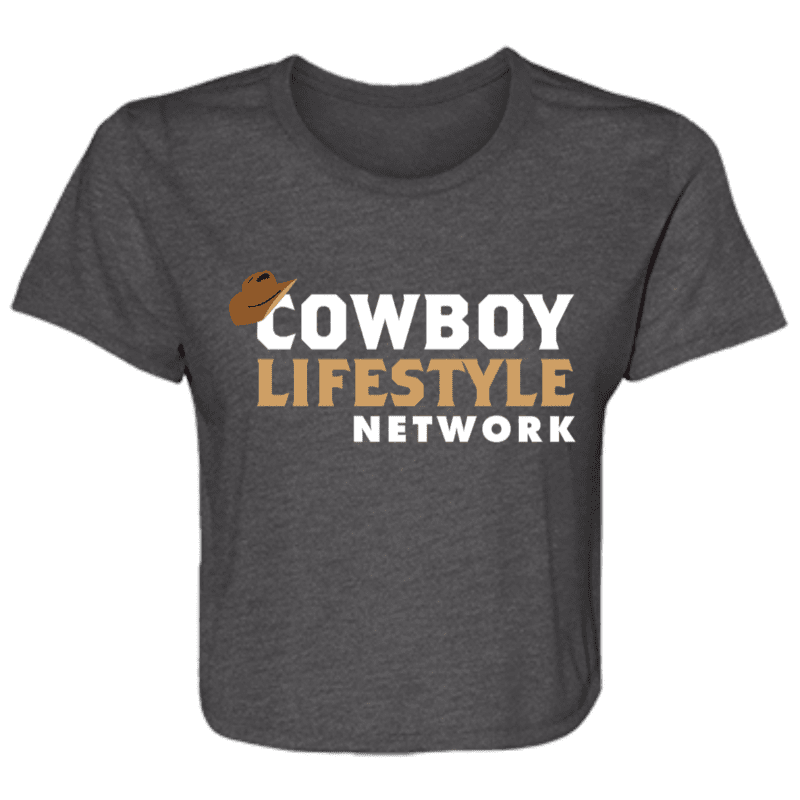 Cowboy Lifestyle Network Flowy Crop Tee