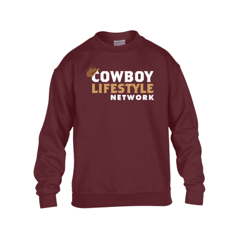 Youth Cowboy Lifestyle Network Crewneck