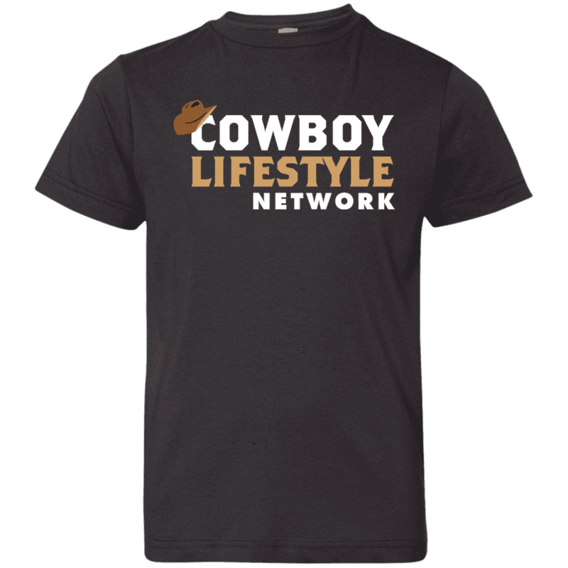 Cowboy Lifestyle Network Youth Tee - Black